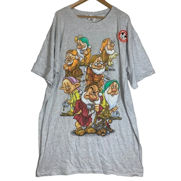 Disney Other - Vintage Disney’s Snow White And The Seven Dwarfs Sleeper T Shirt OS Deadstock